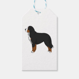 Etiqueta Para Presente Cão de Montanha Bernês