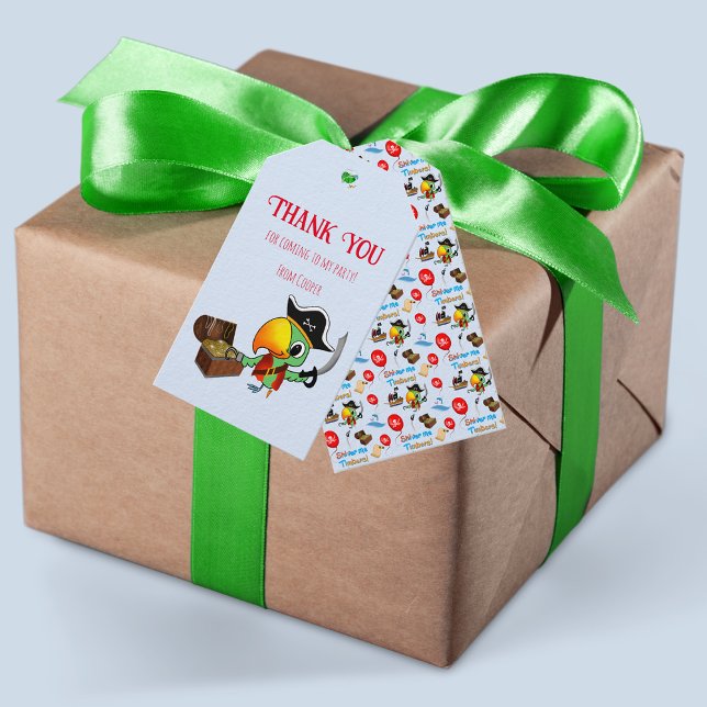 Etiqueta Para Presente Capitão Paquinista Pirata Obrigado (Criador carregado)