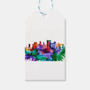 Etiqueta Para Presente Caracas Skyline