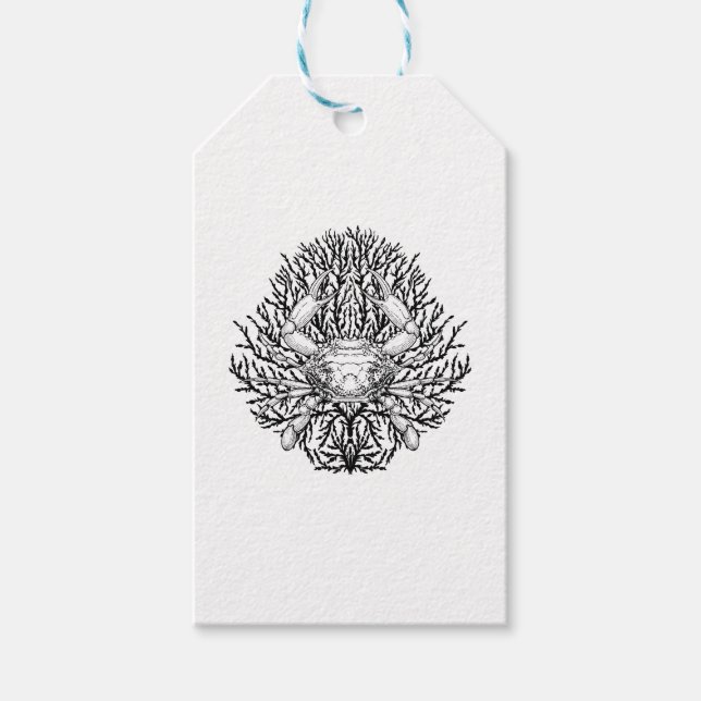 Etiqueta Para Presente Caranguejo (Frente)