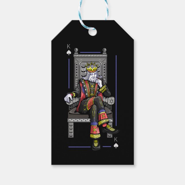 Etiqueta Para Presente Card King (Frente)