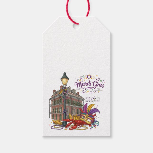Etiqueta Para Presente Carnaval (Frente)