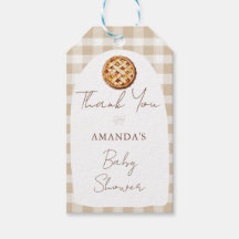 Cartão de Agradecimento para Chá de Bebê Cutie Pie