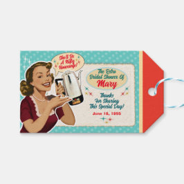 Etiqueta Para Presente Cartão de Receita de Chá de panela Feliz