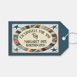 Etiqueta Para Presente Cartão de Visita de Costura / Patchwork