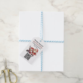 Etiqueta Para Presente Cartão de Visita do Papai Noel com Dois Lados Ediç