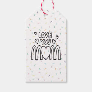 Etiqueta Para Presente Cartão do Dia das Mães, Presente Engraçado do Dia 