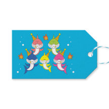 Cartoon da família de tubarões-frade