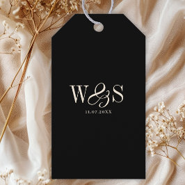 Etiqueta Para Presente Casais pretas de casamento