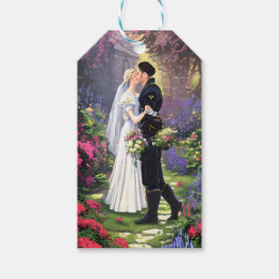 Etiqueta Para Presente Casal Bonito no Parque