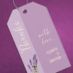 Etiqueta Para Presente Casamento Amor Lavanda