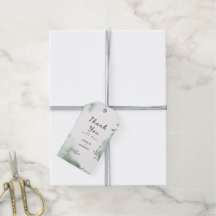 Casamento com Aquarela de Vegetação de Eucalipto E