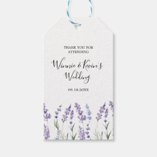 Etiqueta Para Presente Casamento da lavanda do país