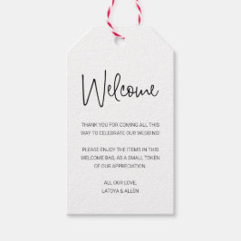 Etiqueta Para Presente Casamento de Bag Basket de Presente Moderno