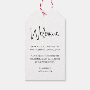 Etiqueta Para Presente Casamento de Bag Basket de Presente Moderno