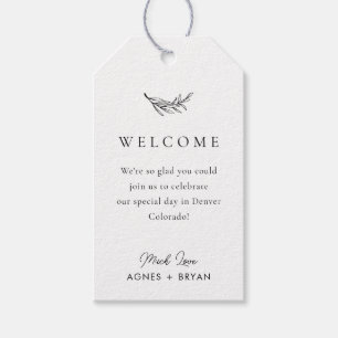 Etiqueta Para Presente Casamento De Blush Floral Moderno Obrigado Marca F