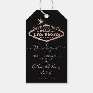 Etiqueta Para Presente Casamento de Destino de Las Vegas