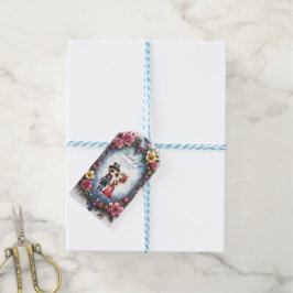 Etiqueta Para Presente Casamento de Elfo Steampunk Caprichoso