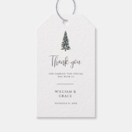 Etiqueta Para Presente Casamento de flocos de neve da Wonderland Winter