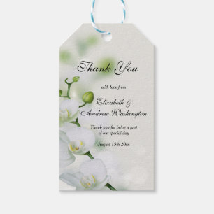 Etiqueta Para Presente Casamento de Flores Orquídeas