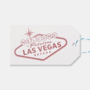 Etiqueta Para Presente Casamento De Las Vegas Obrigado Rosa Dourado Pink