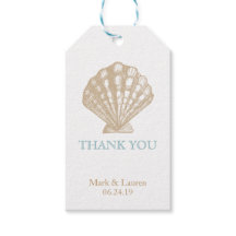 Casamento de praia em Tan/Aqua náutica de Seashell