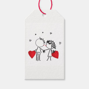 Etiqueta Para Presente Casamento, dia Valenine, amor