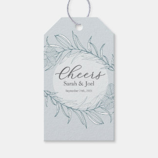 Etiqueta Para Presente Casamento Elegante Boho Wildflower