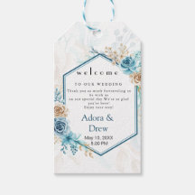 Casamento Floral Azul Bege
