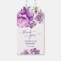 Casamento Floral de Lilac Purple Watercolor