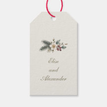 Casamento Floral em Aquarela Botânica de Inverno
