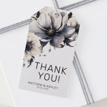 Casamento Floral Preto Branco Elegante