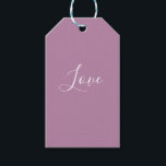 Etiqueta Para Presente Casamento Mínimo de Cor Sólida da Ópera Personaliz<br><div class="desc">Adorável cor de mauve de ópera primavera púrpura de luz. Simples e moderno estilo de chic moderno e minimalista,  estética pastel em cor sólida lavanda. Decoração da casa Mauve,  decoração estética mauve,  cozinha mauve,  cor mauve.</div>