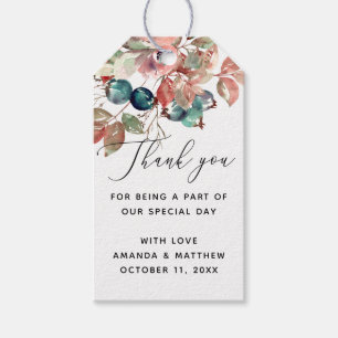 Etiqueta Para Presente Casamento no Jardim Botânico Agradecimento   Favor