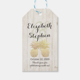 Etiqueta Para Presente Casamento Obrigado Presente Casal De Abacaxi Doura