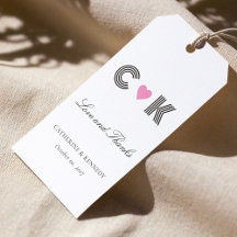 Casamento Personalizado do Amor e Obrigados Modern
