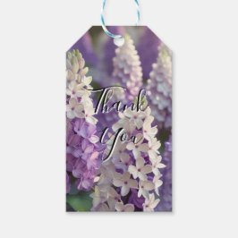 Etiqueta Para Presente Casamento Purple Lilac Obrigado Sticker