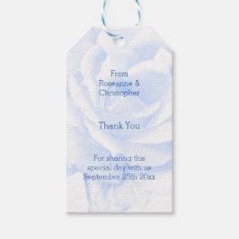 Etiqueta Para Presente Casamento rosa Design Azul Colorido