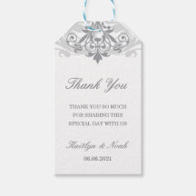 Casamento Silver Clássico e Elegante Obrigado