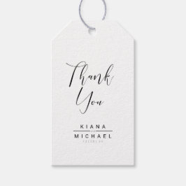 Etiqueta Para Presente Casamento Simplesmente Minimalista Obrigado ID523