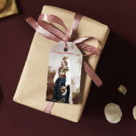 Etiqueta Para Presente Casamento Tradicional Sueco Antigo da Dalecárlia