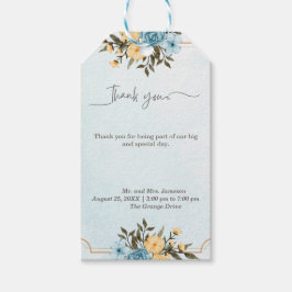 Etiqueta Para Presente Casamento Verde Floral Clorideira Moderno Elegante