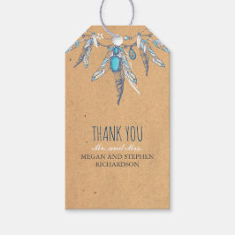 Etiqueta Para Presente casamento vintage boho