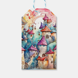 Etiqueta Para Presente Castelo mágico da Terra Fairyland