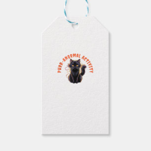 Etiqueta Para Presente Cat Lover Halloween Purr-anormal Atividade Spooky