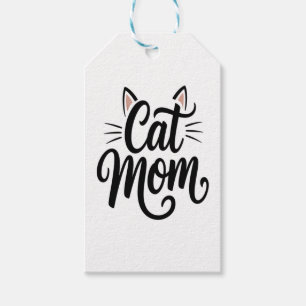 Etiqueta Para Presente Cat Mãe Sussurros e Orelhas