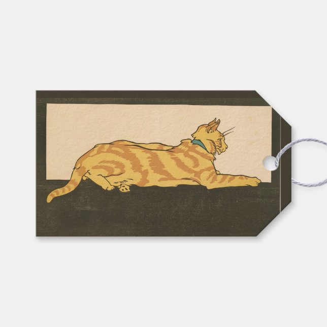Etiqueta Para Presente Cat Merry, 1921 (Frente (horizontal))