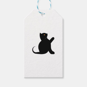 Etiqueta Para Presente Cat Say Hello