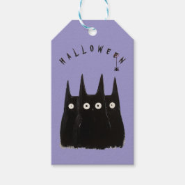 Etiqueta Para Presente Cats and Halloween, personalized
