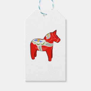 Etiqueta Para Presente Cavalo Dalecarliano